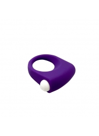 Фиолетовое эрекционное кольцо Puggle Vibrating Ring with Bullet - Adrien Lastic - в Волжском купить с доставкой