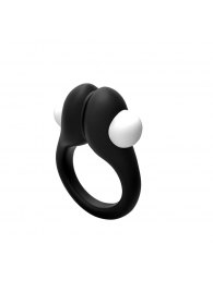 Черное эрекционное кольцо Zippy Vibrating Ring With Bullet - Adrien Lastic - в Волжском купить с доставкой