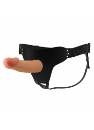 Телесный полый мужской страпон Stark - 17,5 см. - Baile - купить с доставкой в Волжском