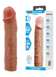Удлиняющая насадка на пенис Chelsea - 22,5 см. - Baile - в Волжском купить с доставкой
