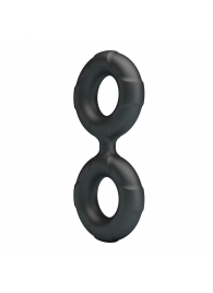 Черное двойное эрекционное кольцо Radwan - Baile - в Волжском купить с доставкой