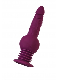 Фиолетовая мини-машина для секса Striker с пультом ДУ - 23,5 см. - ToyFa - купить с доставкой в Волжском