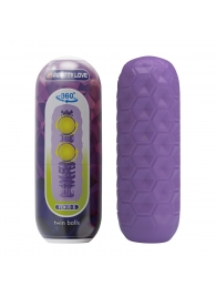 Фиолетовый мастурбатор Venus-X Twin balls - Baile - в Волжском купить с доставкой