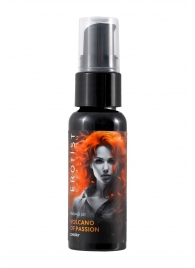 Гель с эффектом вибрации Volcano Of Passion со вкусом вишни - 25 мл. - Erotist Lubricants - купить с доставкой в Волжском