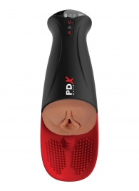 Мастурбатор-вагина в колбе с вибрацией Fuck-O-Matic Pro XL - Pipedream - в Волжском купить с доставкой