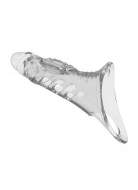 Прозрачная насадка на пенис - 22 см. - Baile - в Волжском купить с доставкой
