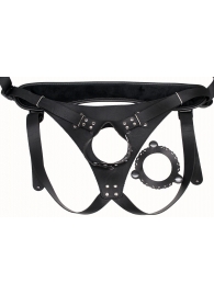 Пояс Hard Brutal для больших насадок - LOVETOY (А-Полимер) - купить с доставкой в Волжском