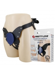 Синие трусики харнесс с платформой Caludio II - Baile - купить с доставкой в Волжском