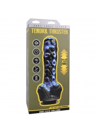 Черно-синяя мини-машина на присоске Tendril Thruster - 21,6 см. - Doc Johnson - купить с доставкой в Волжском