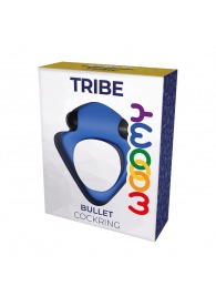 Синее эрекционное кольцо Wooomy Tribeс с вибрацией - Adrien Lastic - в Волжском купить с доставкой