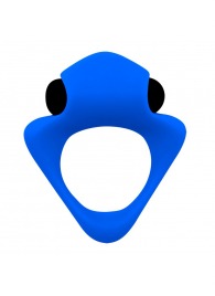 Синее эрекционное кольцо Wooomy Tribeс с вибрацией - Adrien Lastic - в Волжском купить с доставкой