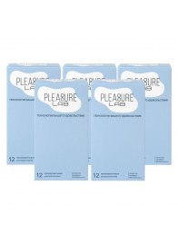 Набор из 5 упаковок ультратонких презервативов Pleasure Lab (по 12 шт.) - Pleasure Lab - купить с доставкой в Волжском