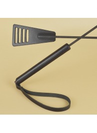 Черный кожаный стек «Сириус» - 60 см. - Sitabella - купить с доставкой в Волжском