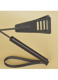 Черный кожаный стек «Сириус» - 60 см. - Sitabella - купить с доставкой в Волжском