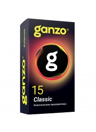 Классические презервативы с обильной смазкой Ganzo Classic - 15 шт. - Ganzo - купить с доставкой в Волжском