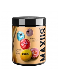 Точечные презервативы MAXUS 2000 Amazing Dots с железным кейсом - 12 шт. - Maxus - купить с доставкой в Волжском