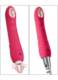 Малиновая насадка на душ с вибрацией Showers to orgasm - 20,1 см. - Orion - купить с доставкой в Волжском