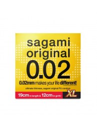 Презерватив увеличенного размера Sagami Original 0.02 XL-size - 1 шт. - Sagami - купить с доставкой в Волжском