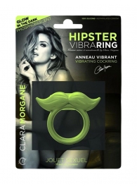 Люминесцентное эрекционное виброкольцо Hipster - Clara Morgane - в Волжском купить с доставкой