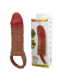 Реалистичная насадка на член Peirre - 15,5 см. - Baile - в Волжском купить с доставкой