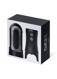 Набор Tenga Flip Zero Electronic Vibrotation: мастурбатор с вибрацией и устройство вращения - Tenga - в Волжском купить с доставкой