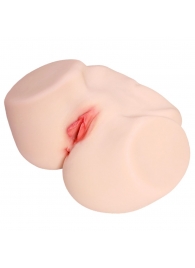 Мастурбатор-полуторс с двойным слоем материала Jenny Onahole Real Vagina - KOKOS - в Волжском купить с доставкой