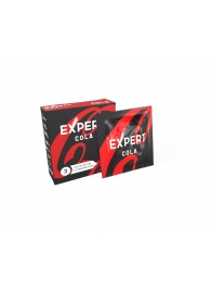 Презервативы с ароматом колы Expert Cola - 3 шт. - Expert - купить с доставкой в Волжском