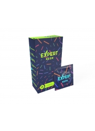 Светящиеся в темноте презервативы Expert Neon - 15 шт. - Expert - купить с доставкой в Волжском