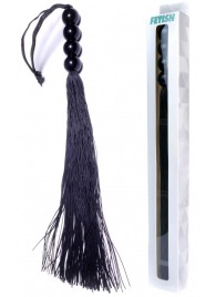 Черная силиконовая плеть - 37 см. - Boys of Toys - купить с доставкой в Волжском