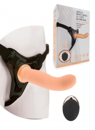 Женский вибрострапон со съемной насадкой и пультом ДУ - Erokay - купить с доставкой в Волжском