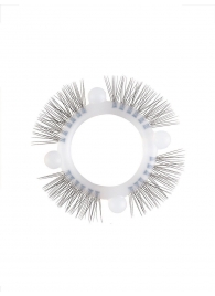 Эластичное кольцо с «ресничками» и 4 шариками - Sextaz - в Волжском купить с доставкой