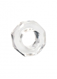 Прозрачное эрекционное кольцо в форме гайки - Sex Expert - в Волжском купить с доставкой