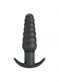 Черный анальный вибростимулятор Aeolis - 11 см. - Baile