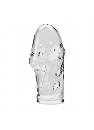 Прозрачная насадка на пенис Booker - 8 см. - Baile - в Волжском купить с доставкой