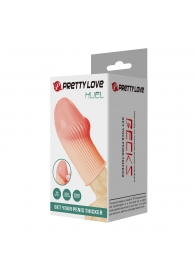 Телесная насадка на пенис Huel - 9 см. - Baile - в Волжском купить с доставкой