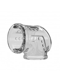 Прозрачная насадка на пенис и мошонку - Baile - в Волжском купить с доставкой