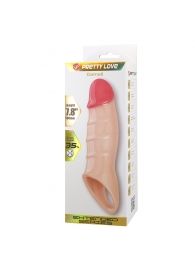 Телесная удлиняющая насадка на пенис Darnel - Baile - в Волжском купить с доставкой