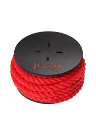 Красная веревка для шибари на катушке - 5 м. - Pecado - купить с доставкой в Волжском
