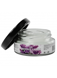 Массажная свеча «Сирень» - 50 мл. - SGAN - купить с доставкой в Волжском