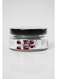 Массажная свеча «Спелая вишня» - 50 мл. - SGAN - купить с доставкой в Волжском