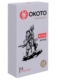 Точечные презервативы OKOTO Dotted - 12 шт. - Sitabella - купить с доставкой в Волжском