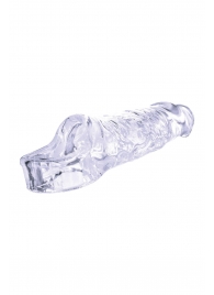 Прозрачная насадка-удлинитель Length Enhancer с подхватом - 16 см. - NMC - в Волжском купить с доставкой