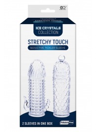Набор из 2 прозрачных насадок на член Seductive Tickler Sleeves Set - NMC - в Волжском купить с доставкой