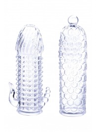 Набор из 2 прозрачных насадок на член Seductive Tickler Sleeves Set - NMC - в Волжском купить с доставкой