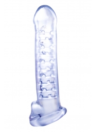 Прозрачная насадка-удлинитель Stretchy Touch - 18 см. - NMC - в Волжском купить с доставкой