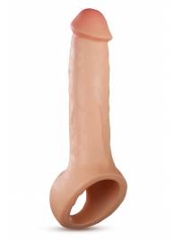 Телесная насадка-удлинитель Thrive 8.75 Inch Realistic Penis Extender Sleeve - 22,2 см. - Blush Novelties - в Волжском купить с доставкой