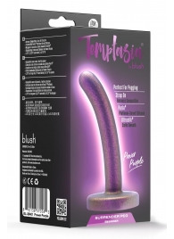 Фиолетовая насадка с гладкой поверхностью Surrender 4.75 Inch Beginner Pegging Dildo - 12 см. - Blush Novelties - купить с доставкой в Волжском