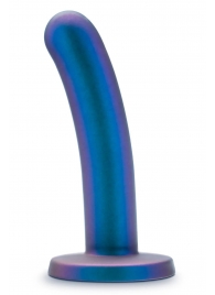 Синяя насадка с гладкой поверхностью Surrender 5.75 Inch Intermediate Pegging Dildo - 14,6 см. - Blush Novelties - купить с доставкой в Волжском