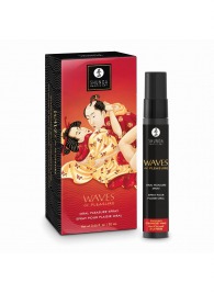 Оральный спрей Waves of Pleasure с ароматом клубники и шампанского - 20 мл. - Shunga - купить с доставкой в Волжском