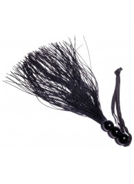 Черная силиконовая плетка - 25,4 см. - Boys of Toys - купить с доставкой в Волжском